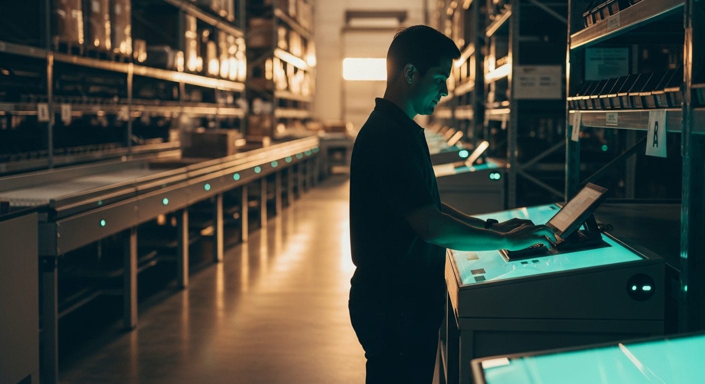 Warehouse manager coordinating inventory movement between Manchester and London distribution centers using inter-warehouse tr